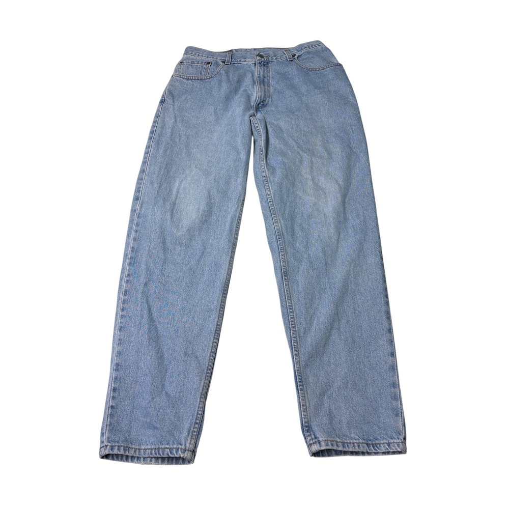 Vintage 90s Levis 560 Loose Fit Tapered Leg Jeans Light Wash Made USA Mens 34x32